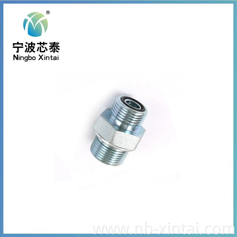 China OEM ODM Supplier 1fh Fittings Reusable Ends Male Orfs on Flatface Cummins Hydraulic Pump Adapter